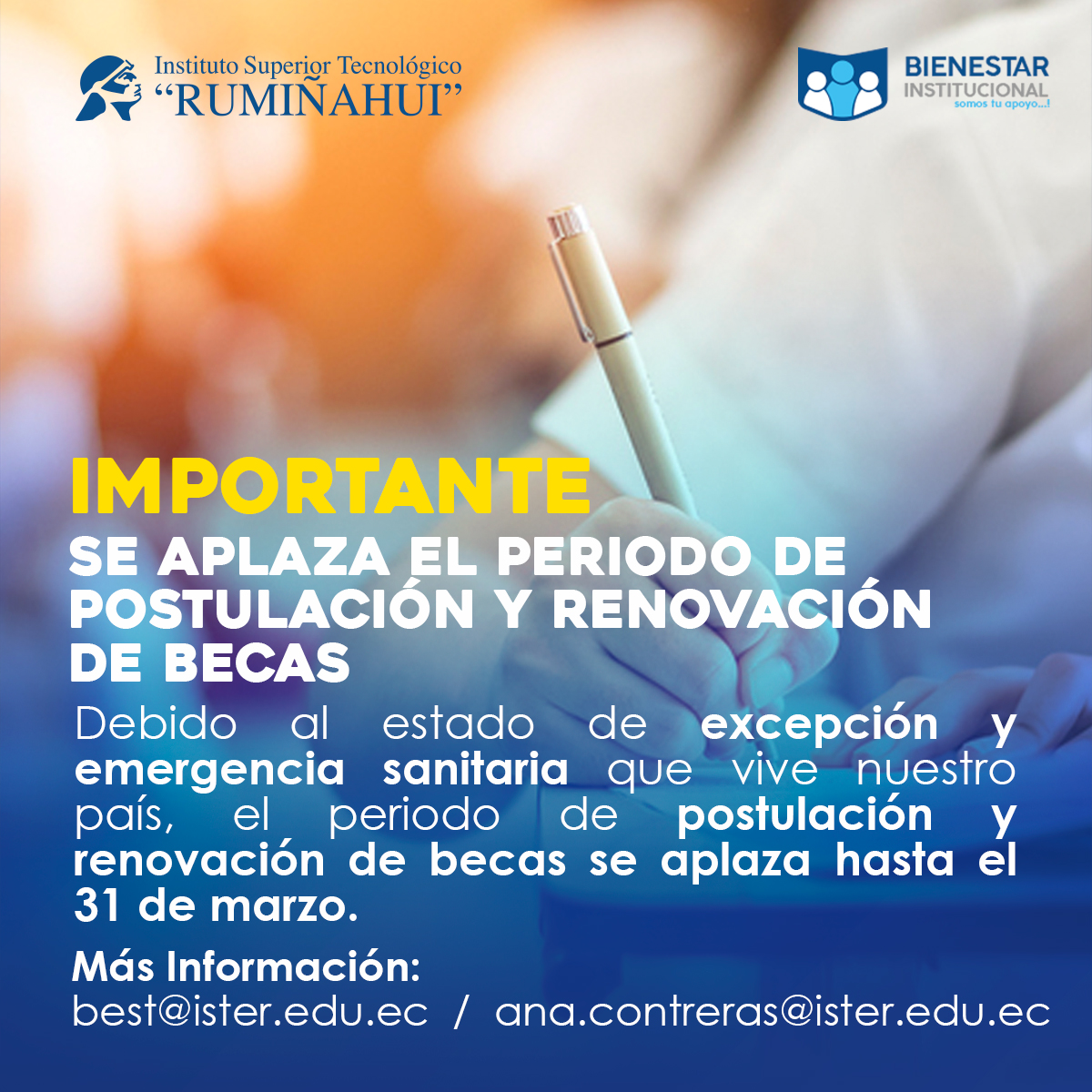 Becas Instituto Ruminahui