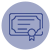 Solid blue color block (background)