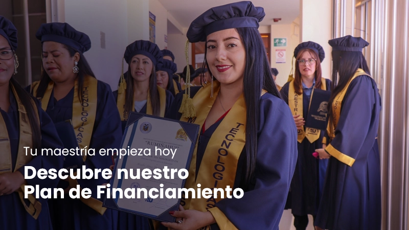 Plan de financiamiento para maestrías que permite estudiar y pagar en cuotas.