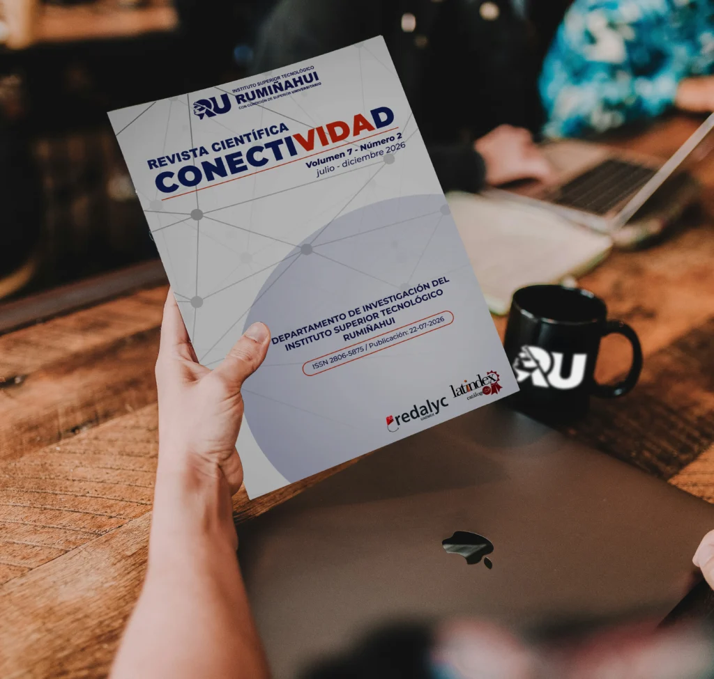 Portada de la Revista Científica Conectividad Volumen 1 Número 2 del Instituto Superior Tecnológico Universitario Rumiñahui, edición julio–diciembre 2026.